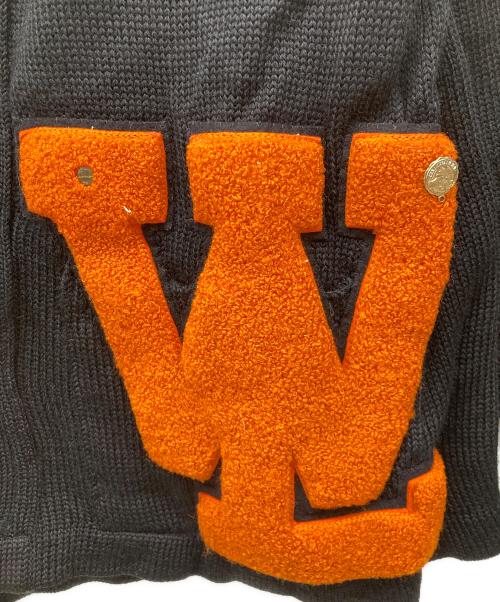 REVERE（リヴィア）REVERE (リヴィア) 8~90'sレタードカーディガン ブラック サイズ:不明の古着・服飾アイテム