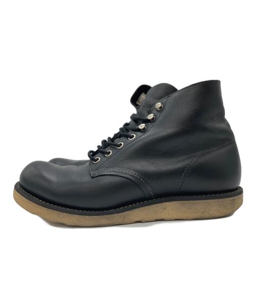 RED WING（レッドウィング）RED WING (レッドウィング) 7ホールブーツ ブラック サイズ:8Dの古着・服飾アイテム