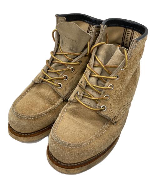 RED WING（レッドウィング）RED WING (レッドウィング) 7ホールブーツ ベージュ サイズ:61/2Eの古着・服飾アイテム