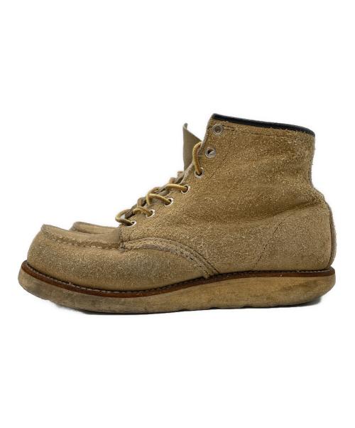 RED WING（レッドウィング）RED WING (レッドウィング) 7ホールブーツ ベージュ サイズ:61/2Eの古着・服飾アイテム
