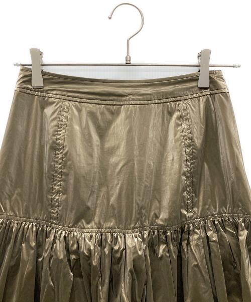 MAISON SPECIAL（メゾンスペシャル）MAISON SPECIAL (メゾンスペシャル) シャイニボリュームマキシスカート オリーブ サイズ:Mの古着・服飾アイテム