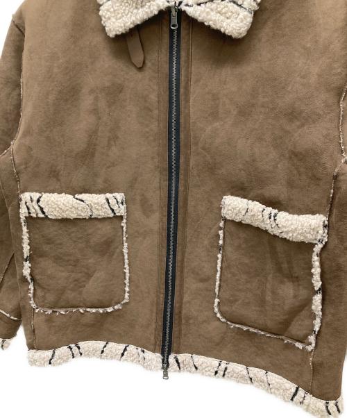 KASTANE（カスタネ）KASTANE (カスタネ) フェイクムートンコート ブラウン サイズ:不明の古着・服飾アイテム