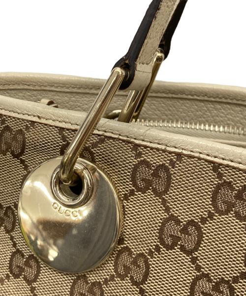 GUCCI（グッチ）GUCCI (グッチ) ハンドバッグ ベージュの古着・服飾アイテム