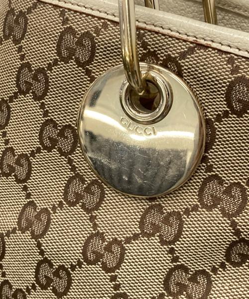 GUCCI（グッチ）GUCCI (グッチ) ハンドバッグ ベージュの古着・服飾アイテム