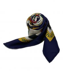 HERMES（エルメス）の古着「スカーフ」｜ネイビー