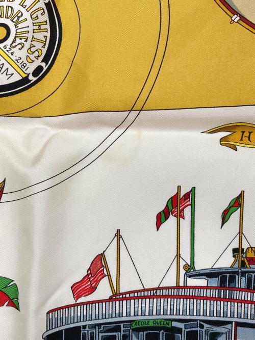 HERMES（エルメス）HERMES (エルメス) スカーフ ネイビーの古着・服飾アイテム