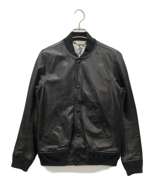 SHIPS JET BLUE（シップスジェットブルー）SHIPS JET BLUE (シップスジェットブルー) nowartt (ノワート) ホースレザージャケット ブラック サイズ:Sの古着・服飾アイテム