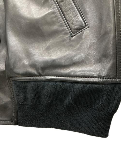 SHIPS JET BLUE（シップスジェットブルー）SHIPS JET BLUE (シップスジェットブルー) nowartt (ノワート) ホースレザージャケット ブラック サイズ:Sの古着・服飾アイテム