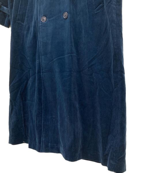 MISTER GENTLE MAN（ミスタージェントルマン）MISTER GENTLE MAN (ミスタージェントルマン) コーデュロイダブルコート ネイビー サイズ:Mの古着・服飾アイテム