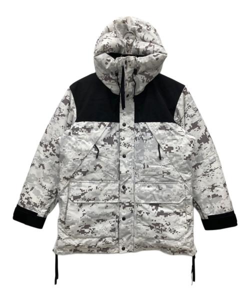 JOURNAL STANDARD（ジャーナルスタンダード）JOURNAL STANDARD (ジャーナルスタンダード) ダウンジャケット ホワイト×グレー サイズ:Lの古着・服飾アイテム