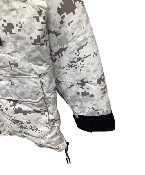 JOURNAL STANDARD（ジャーナルスタンダード）JOURNAL STANDARD (ジャーナルスタンダード) ダウンジャケット ホワイト×グレー サイズ:Lの古着・服飾アイテム