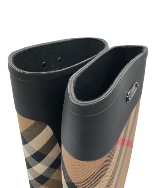 BURBERRY（バーバリー）BURBERRY (バーバリー) レインブーツ ブラック サイズ:23.5の古着・服飾アイテム