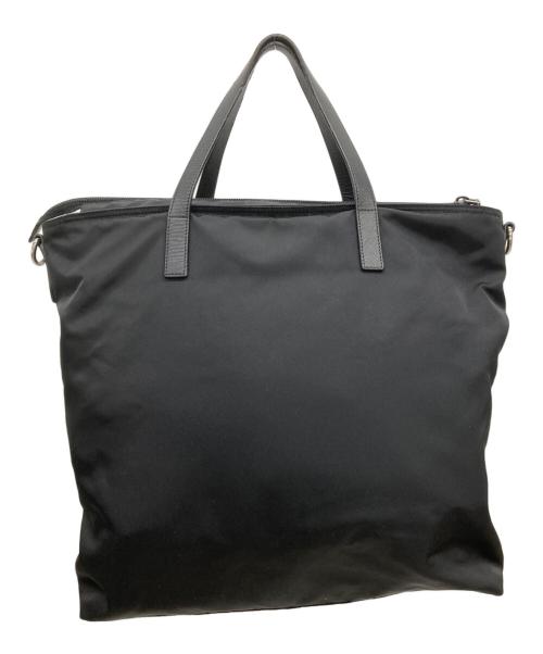 PRADA（プラダ）PRADA (プラダ) 2WAYナイロントートバッグ ブラックの古着・服飾アイテム