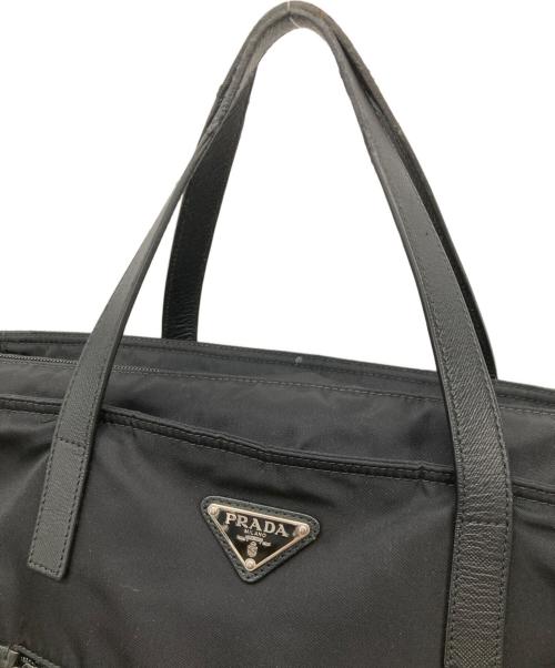 PRADA（プラダ）PRADA (プラダ) 2WAYナイロントートバッグ ブラックの古着・服飾アイテム