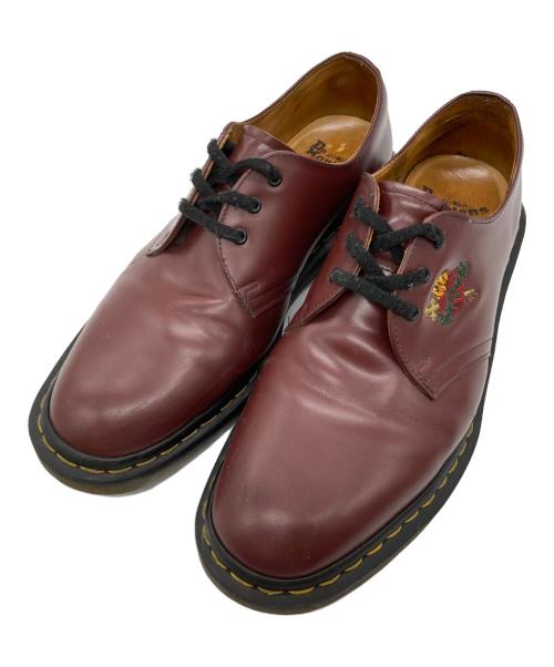 Dr.Martens（ドクターマーチン）Dr.Martens (ドクターマーチン) SUPREME (シュプリーム) 3ホールシューズ ボルドー サイズ:UK8の古着・服飾アイテム