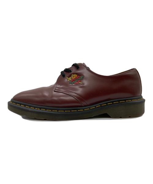 Dr.Martens（ドクターマーチン）Dr.Martens (ドクターマーチン) SUPREME (シュプリーム) 3ホールシューズ ボルドー サイズ:UK8の古着・服飾アイテム