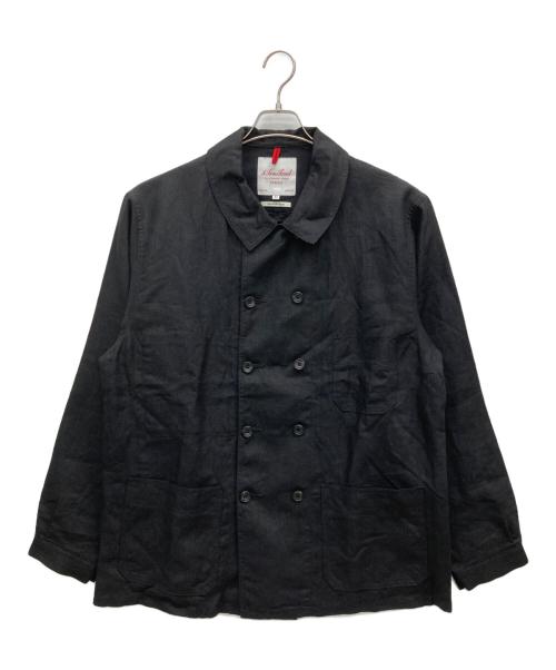 Le Sans Pareil（ル サン パレイユ）Le Sans Pareil (ル サン パレイユ) トラディショナルダブルカバーオール ブラック サイズ:42の古着・服飾アイテム