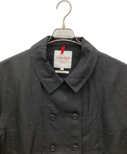 Le Sans Pareil（ル サン パレイユ）Le Sans Pareil (ル サン パレイユ) トラディショナルダブルカバーオール ブラック サイズ:42の古着・服飾アイテム