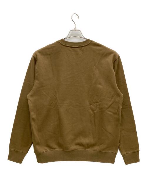 HUF（ハフ）HUF (ハフ) リロケーションクルーネックスウェット ブラウン サイズ:Lの古着・服飾アイテム