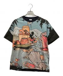 moussy×DISNEY（マウジー×ディズニー）の古着「MD RETRO BIG Tシャツ」｜ブルー
