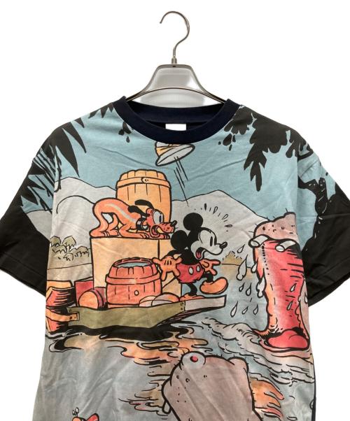 moussy（マウジー）moussy (マウジー) DISNEY (ディズニー) MD RETRO BIG Tシャツ ブルー サイズ:FREEの古着・服飾アイテム