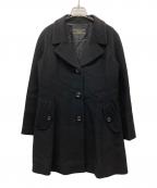 Leilianレリアン）の古着「カシミヤコート」｜ブラック