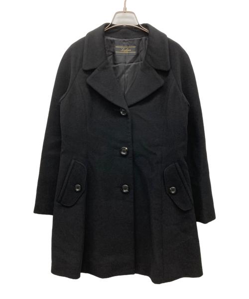 Leilian（レリアン）Leilian (レリアン) カシミヤコート ブラック サイズ:SIZE 9の古着・服飾アイテム