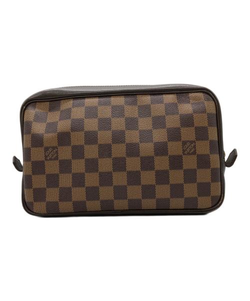LOUIS VUITTON（ルイ ヴィトン）LOUIS VUITTON (ルイ ヴィトン) トゥルース・トワレット クラッチバッグ  ブラウンの古着・服飾アイテム