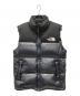 THE NORTH FACE（ザ ノース フェイス）の古着「ダウンヌプシベスト」｜ブラック