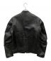 AUTHENTIC WEAR (オーセンティック ウェア) カウレザージャケット ブラック サイズ:SIZE S：7000円