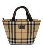 BURBERRYバーバリー）の古着「ハンドバッグ」｜ベージュ