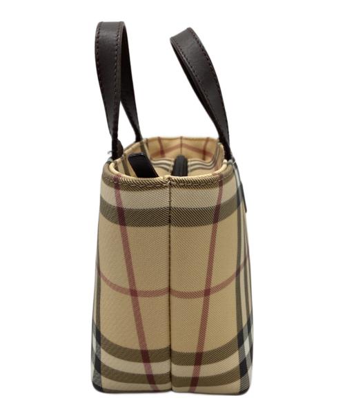 BURBERRY（バーバリー）BURBERRY (バーバリー) ハンドバッグ ベージュの古着・服飾アイテム