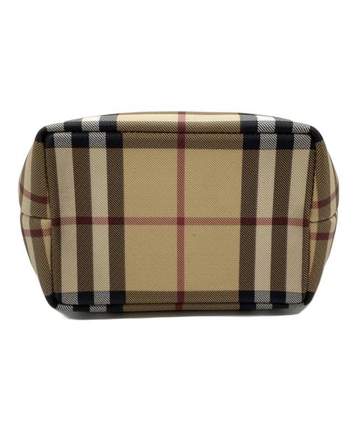 BURBERRY（バーバリー）BURBERRY (バーバリー) ハンドバッグ ベージュの古着・服飾アイテム