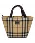 BURBERRY（バーバリー）の古着「ハンドバッグ」｜ベージュ