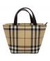 BURBERRY (バーバリー) ハンドバッグ ベージュ：12000円