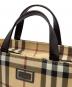 中古・古着 BURBERRY (バーバリー) ハンドバッグ ベージュ：12000円