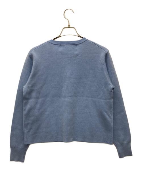 ADAWAS（アダワス）ADAWAS (アダワス) スパンコール刺繍カーディガン スカイブルー サイズ:F 未使用品の古着・服飾アイテム