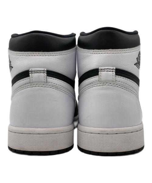NIKE（ナイキ）NIKE (ナイキ) エアジョーダン1 レトロ ハイ OG  ブラック×ホワイト サイズ:27㎝の古着・服飾アイテム