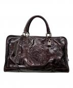 LOEWEロエベ）の古着「ハンドバッグ」｜ワインレッド