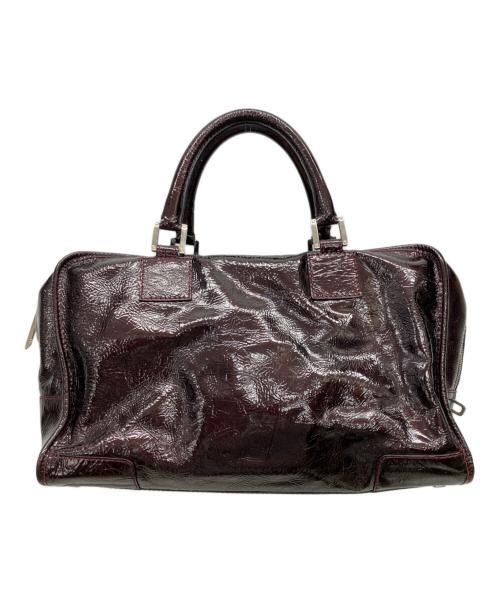 LOEWE（ロエベ）LOEWE (ロエベ) ハンドバッグ ワインレッドの古着・服飾アイテム