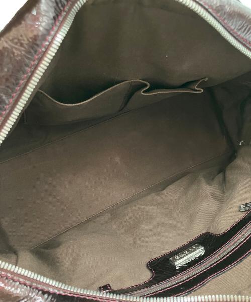 LOEWE（ロエベ）LOEWE (ロエベ) ハンドバッグ ワインレッドの古着・服飾アイテム