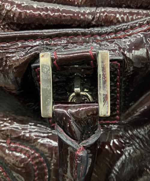 LOEWE（ロエベ）LOEWE (ロエベ) ハンドバッグ ワインレッドの古着・服飾アイテム