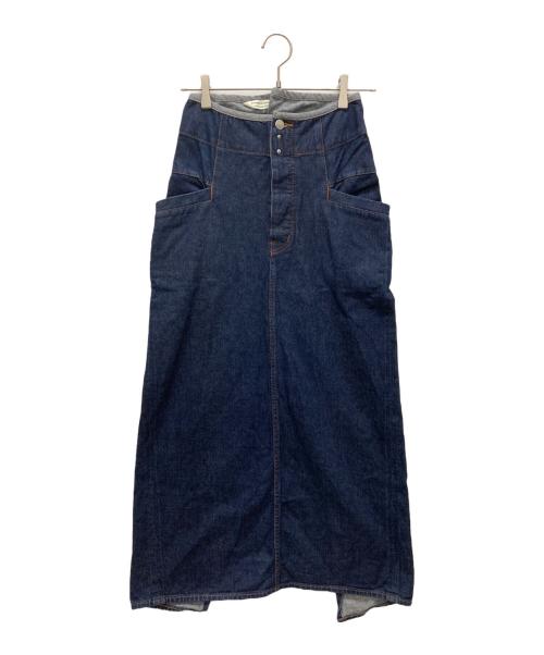 beautiful people（ビューティフルピープル）beautiful people (ビューティフルピープル) デニムスカート インディゴ サイズ:34の古着・服飾アイテム