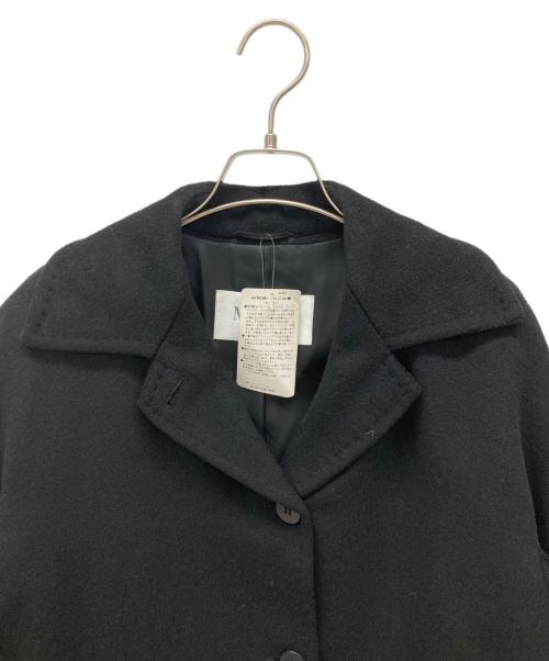 MaxMara（マックスマーラ）MaxMara (マックスマーラ) ウール×カシミヤ ダブルブレストロングコート ブラック サイズ:SIZE　36の古着・服飾アイテム