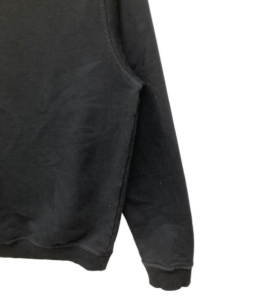 Maison Margiela（メゾンマルジェラ）Maison Margiela (メゾンマルジェラ) 21SS 反転ロゴ刺繍 オーバーサイズ プルオーバースウェットパーカー ブラック サイズ:46の古着・服飾アイテム