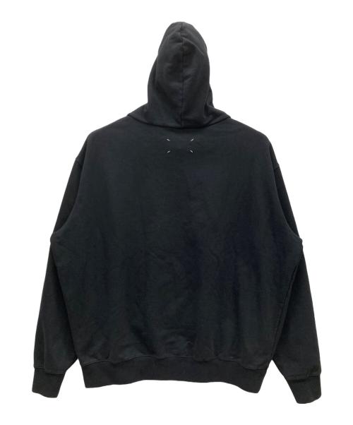 Maison Margiela（メゾンマルジェラ）Maison Margiela (メゾンマルジェラ) 22AW オーバーサイズ カレンダーグラフィック ロゴ スウェットパーカー ブラック サイズ:Lの古着・服飾アイテム