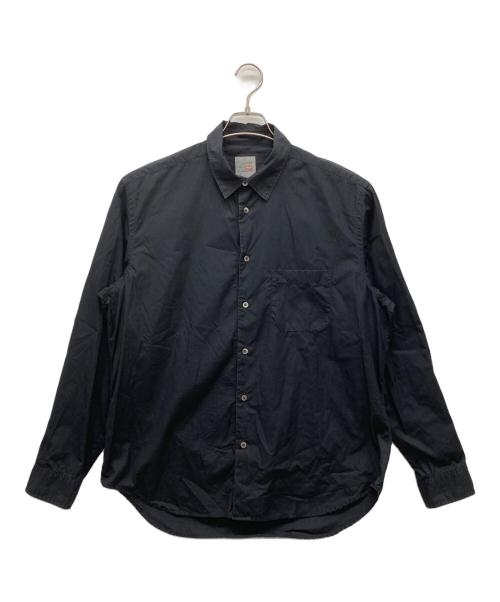 SUPREME（シュプリーム）SUPREME (シュプリーム) YOHJI YAMAMOTO (ヨウジヤマモト) ヨウジヤマモト バックフォトプリント長袖シャツ ネイビー サイズ:Lの古着・服飾アイテム