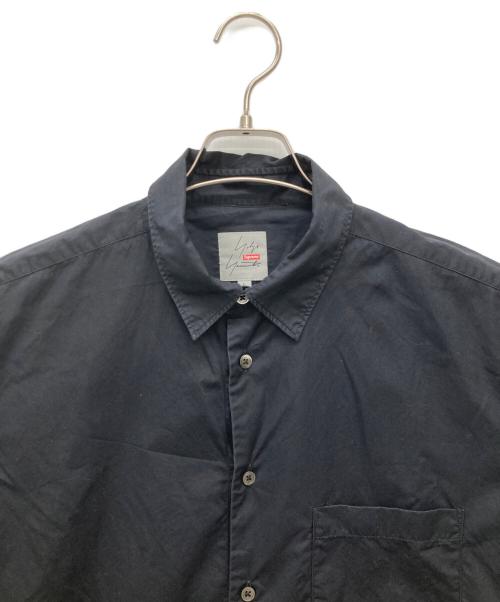 SUPREME（シュプリーム）SUPREME (シュプリーム) YOHJI YAMAMOTO (ヨウジヤマモト) ヨウジヤマモト バックフォトプリント長袖シャツ ネイビー サイズ:Lの古着・服飾アイテム