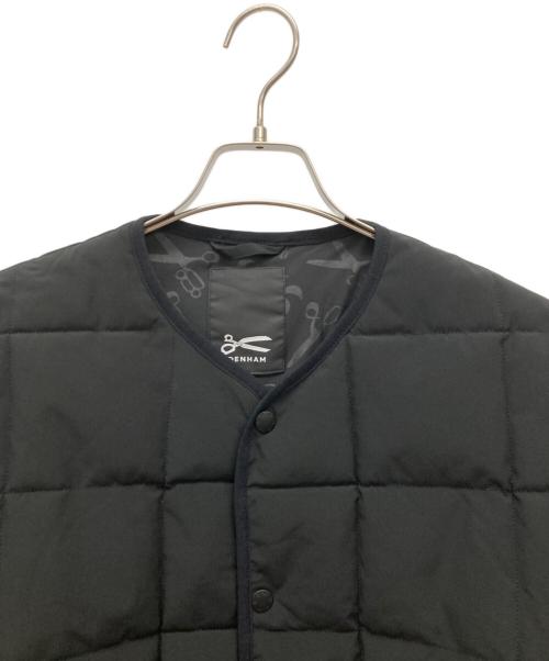 Denham（デンハム）Denham (デンハム) キルティングノーカラージャケット ブラック サイズ:Sの古着・服飾アイテム