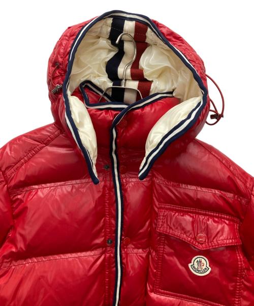 MONCLER（モンクレール）MONCLER (モンクレール) ダウンジャケット レッド サイズ:Lの古着・服飾アイテム